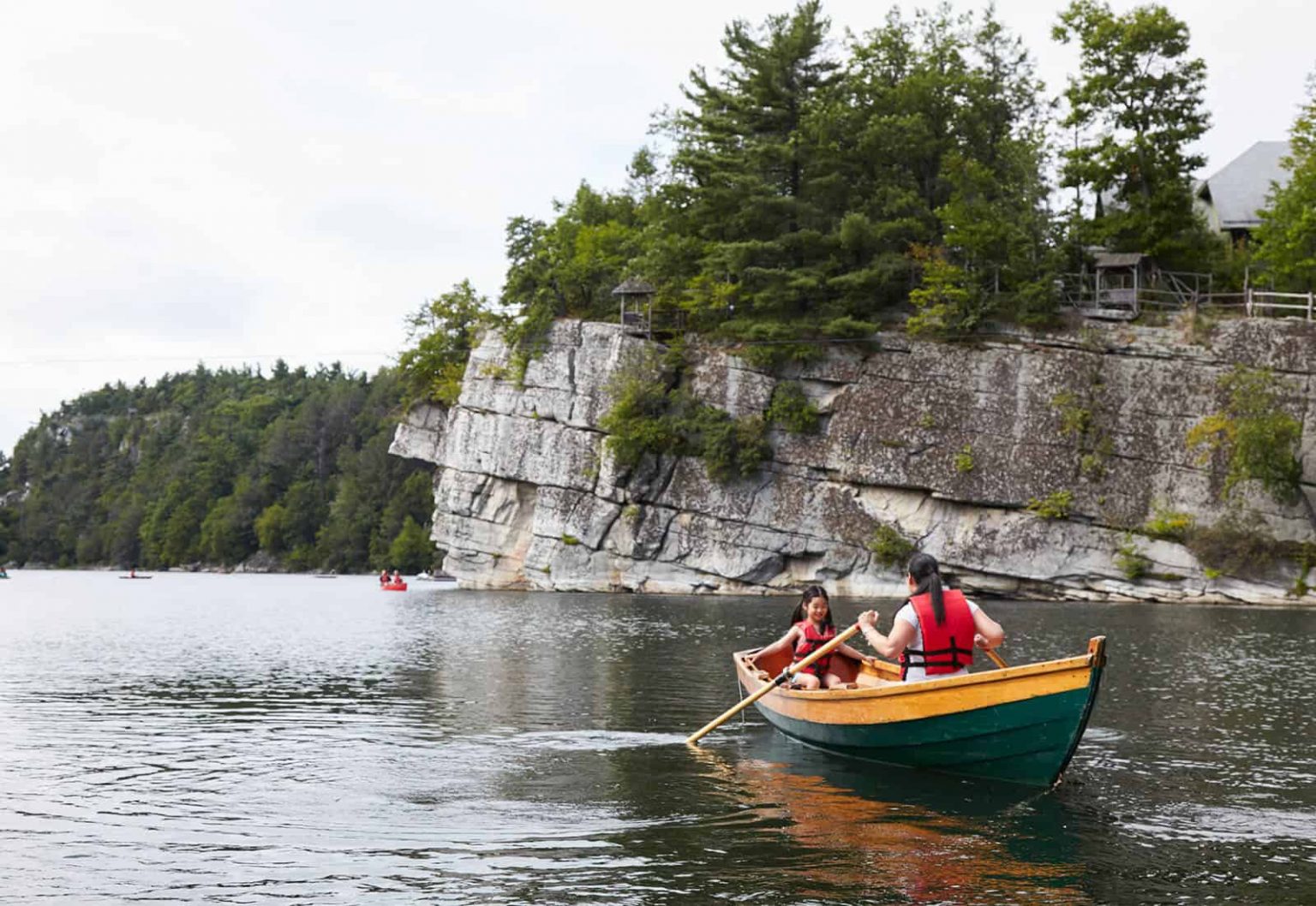 Boating at Mohonk Mountain House